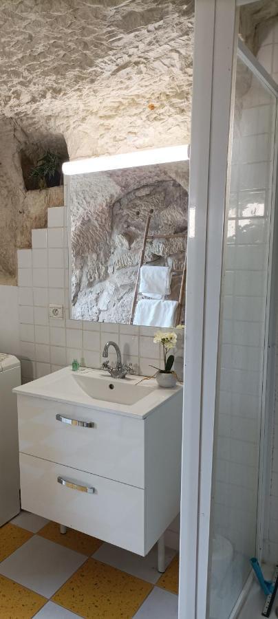 Gite Des Perreyeurs - Maison Troglodyte Avec Vue Sur Loire Montsoreau Luaran gambar